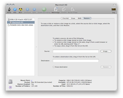 how can i get disk utility for mac os x 10.6.8